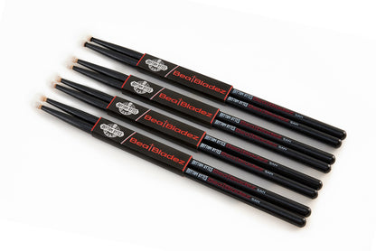 Rhythm Bytes Drumsticks | 4-Pack | Premium Oak | New BeatBladez Series