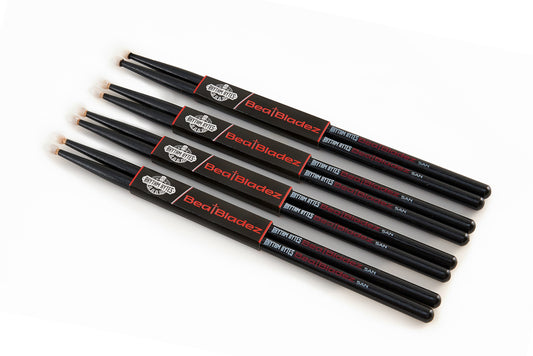 Rhythm Bytes Drumsticks | 4-Pack | Premium Oak | New BeatBladez Series