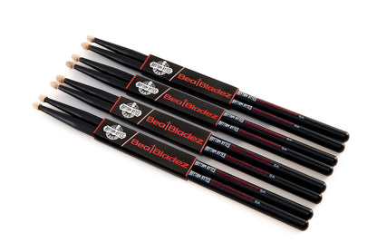 Rhythm Bytes Drumsticks | 4-Pack | Premium Oak | New BeatBladez Series