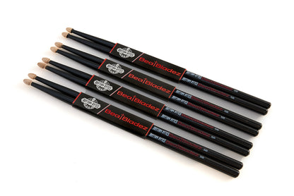 Rhythm Bytes Drumsticks | 4-Pack | Premium Oak | New BeatBladez Series