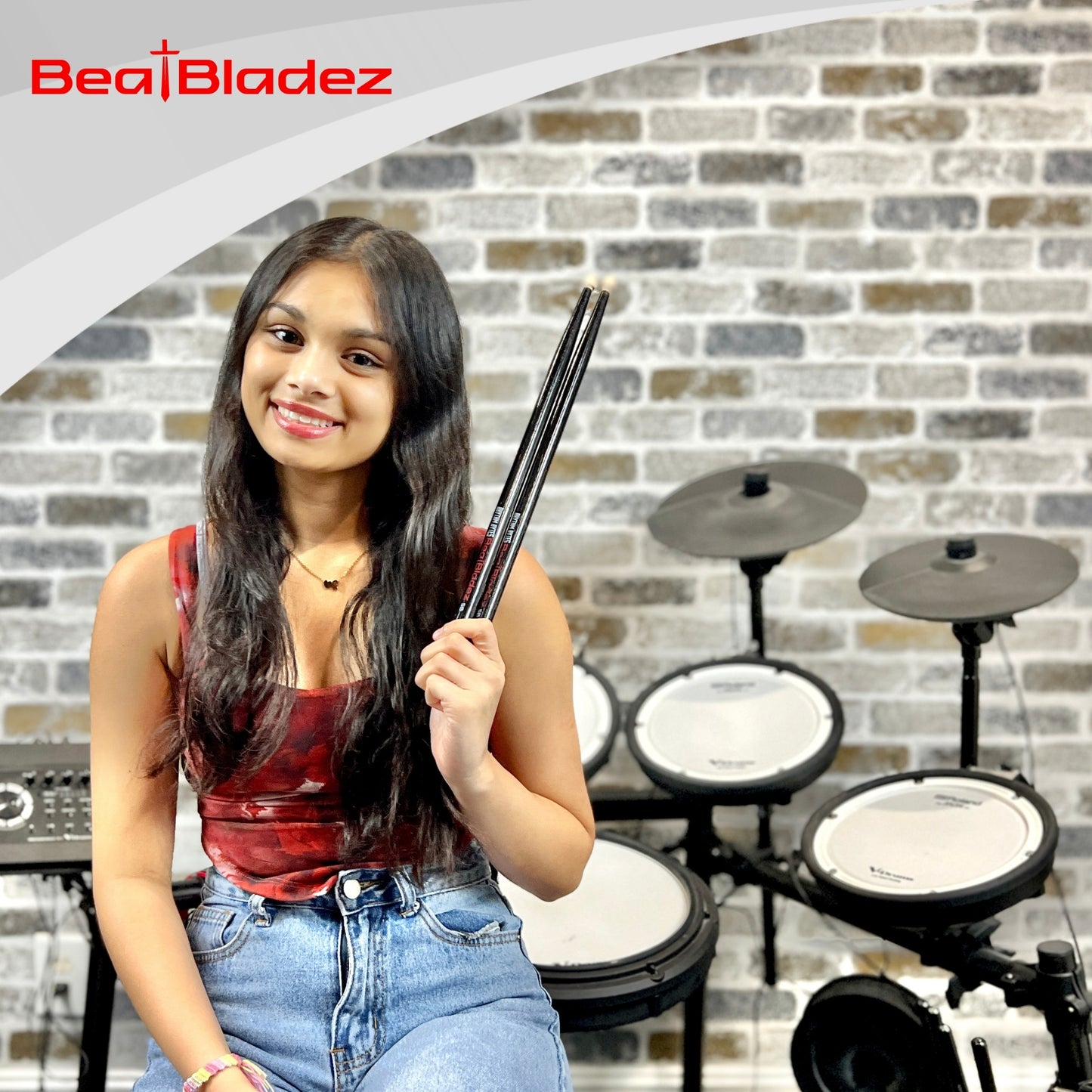 Rhythm Bytes Drumsticks | 4-Pack | Premium Oak | New BeatBladez Series